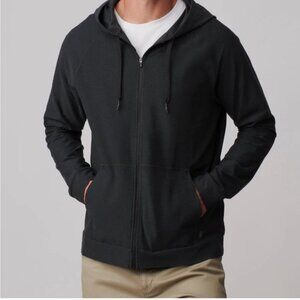 Rhone Men's Black Long Sleeves Performance Zip-Up Hoodie Size XXL